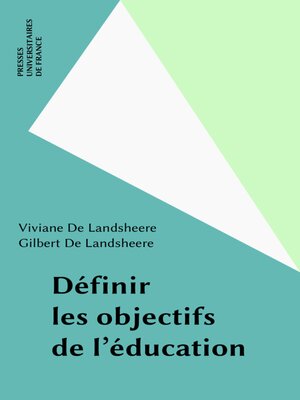 cover image of Définir les objectifs de l'éducation